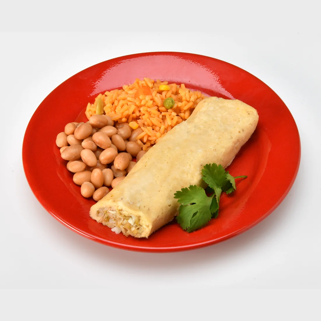 Chicken, Salsa Verde, Cheese Tamale Image